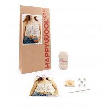 Kit Crochet Top Ines Mastic 38/40 - Phildar