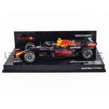 Voiture Miniature De Collection - Minichamps - Red Bull Rb16b Honda Monaco Gp 2021 - 1/43 - Bleu/rouge/jaune - 14+ - Minichamps