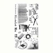 Transfert Rub On Academic Noir - Basicgrey