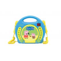 Lecteur Cd Portable Avec 2 Microphones Peppa Pig - Lexibook