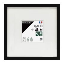 Cadre Photo Wild Noir 30x30 Cm Avec Passe-partout 13x13 Cm - Ceanothe