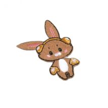 Lot De 3 Écussons Thermocollants Animaux Hiver Lapine 5,5cm X 4cm - My mercerie