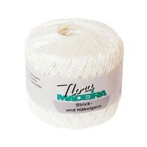 Fil À Crocheter Et À Tricoter Métallisé Nora Madeira - 25gr 390 Ecru