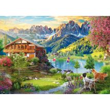 Puzzle 1000 Pièces - Détente Dans Les Dolomites - Schmidt Spiele