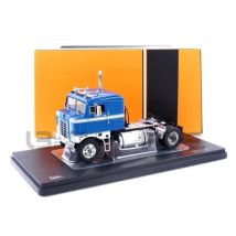 Voiture Miniature De Collection - Ixo 1/43 - Kenworth Bullnose - Blue / White