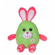Funny Eggs Sonores 15 Cm - Lapin Vert Et Rose - Gipsy Toys