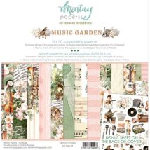 12 Papiers Scrapbooking 30,5 X 30,5 Cm Mintay By Karola Music Garden - MINTAY