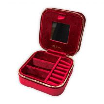 Boîte À Bijoux Velours Rouge Grenat - SLOYA