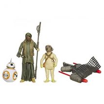 2 Figurines Star Wars Bb-8 Unkar's Thug Et Jakku Scavenger 9.5 Cm - Rebels Mission Dans L'Espace - Hasbro - B3956 - Star Wars