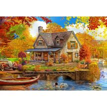 Puzzle 1000 Pièces - Lake House - Bluebird Puzzle