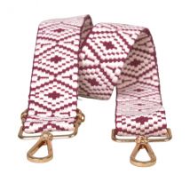 Bandoulière Sangle De Sac Imprimé Ethnique 40mmx140cm Violet Lilas - MyMercerie