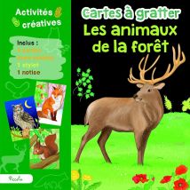 Cartes À Gratter Les Animaux De La Forêt - Piccolia