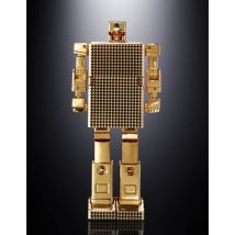 Golden Warrior Gold Lightan - Figurine Diecast Soul Of Chogokin Gx-32sp Gold Lightan 50th Anniversary Ver. 13 Cm - Tamashii Nations