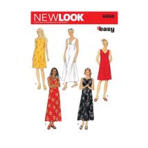 Patron New Look 6866 Robe Taille N°fr 38-52