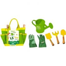 Sac De Jardinage 6 Pieces - Planete Plante - Silence Ça Pousse - Des 3 Ans - Planete Plante