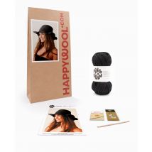 Kit Crochet Chapeau Opale Noir Tu - Pingouin