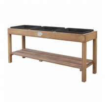 Table D Activites Axi Avec 3 Bacs Noirs Marron Fonce - Axi House