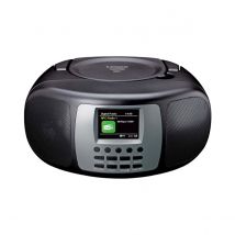 Lenco Radio Dab+/fm Avec Lecteur Cd Et Écran Couleur Lcd Portable Noir