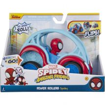 Power Rollers, Spidey De Marvel's Spidey Et Ses Amis Extraordinaires - Voiture De 15 Cm - Jazwares