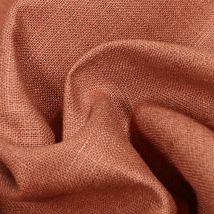 Tissu Ramie Lin Uni Cappuccino - Au Mètre - Craftine