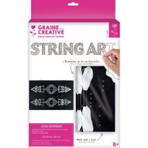 Tableau De Fil Tendu String Art Flèches 30x20cm - Graine Creative