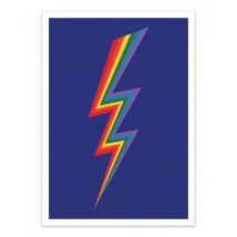 Affiche 30x40 Cm - Thunder Rainbow - Rosi Feist - Wall Editions