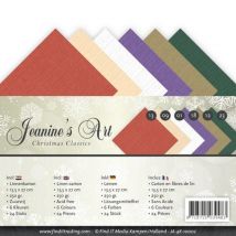 24 Cartons En Fibres De Lin 13,5 X 27 Cm Cm Jeanine’s Art Christmas Classics - Find It