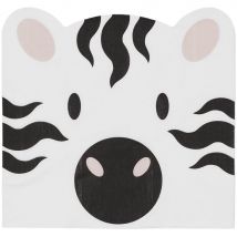 20 Serviettes Savane - Zébre - Annikids