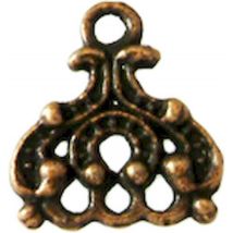 Breloque Pendentif Diviseur Orné 14mm Cuivré (lot De 10) - Megacrea DIY