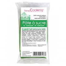 Pâte À Sucre Vert Foncé 200 G - Scrapcooking