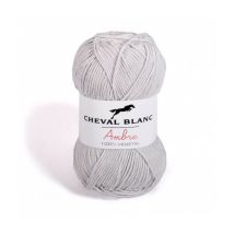 Coton Et Bambou À Tricoter Ambre - Cheval Blanc 071 Gris