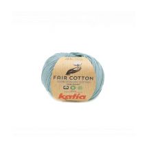 Coton 100 % Bio À Tricoter Fair Cotton - Katia Bleu (41) - Katia