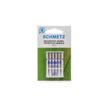 Aiguilles Pour Surpiquer Pour Machine - Dimension 80/12 - 130n - 5 Pces - Schmetz Vert - Schmetz
