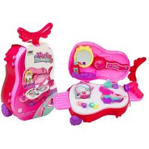 Trousse De Maquillage En Valise À Roulettes Avec Miroir Et Accessoires - D toys