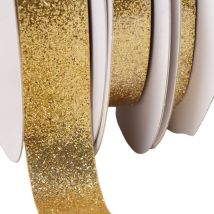 Bobine 30m Ruban Scintillant Or - MyMercerie