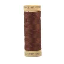 Bobine Fil Coton 90m Fabriqué En France - Marron Chataign C37 - MyMercerie
