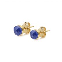 Boucles D'Oreilles Aurora En Pierres Lapis-lazuli - Sloya