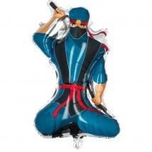 Ballon Aluminium Hélium Géant - Ninja 70 Cm - Boland