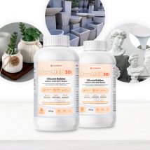 1 Kg Pure Mold 30 – Silicone Idéal Pour Moules En Béton, Plâtre, Ciment Et Pierres Décoratives - ResinPro