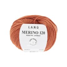 Pelote De Laine À Tricoter Merino 120 - Lang Yarns Orange (211) - LangYarns