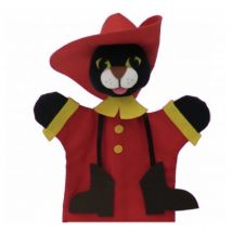 Marionnette Chat Botte 32 Cm - Bass & Bass