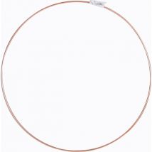 Armature Abat-jour Cercle Cuivré Diamètre 30 Cm - Graine Creative