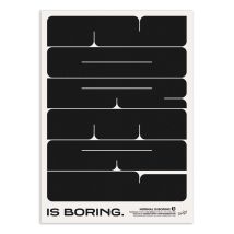 Affiche 30 X 40 Cm - Normal Is Boring - Posterlad - Wall Editions