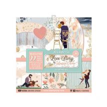 Pochette De 22 Feuilles Love Story Stamperia Scrapbooking