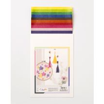 Papier Transparent Vitrail, 10 Couleur, 20x30cm, 42g/m2, Class. 10 Feuilles - Ursus