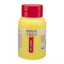 Peinture Acrylique - Jaune Azo Citron - 267 - Pot De 750 Ml - Talens Art Creation