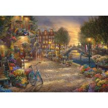 Puzzle 1000 Pièces - Thomas Kinkade - Amsterdam - Schmidt Spiele