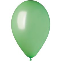 10 Ballons Vert Menthe Nacré Ø30cm - Annikids