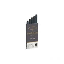Parker 5 Cartouches D'Encre Longues Quink, Noir - Parker