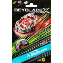 Toupie Beyblade X Scythe Incendio 4-60t - Type Equilibre - Pack Toupie Et Lanceur - Hasbro F9583 - Hasbro